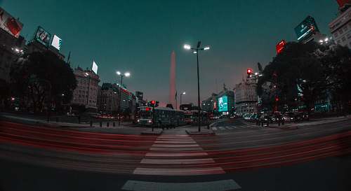 buenos aires white pedestal lane billboard